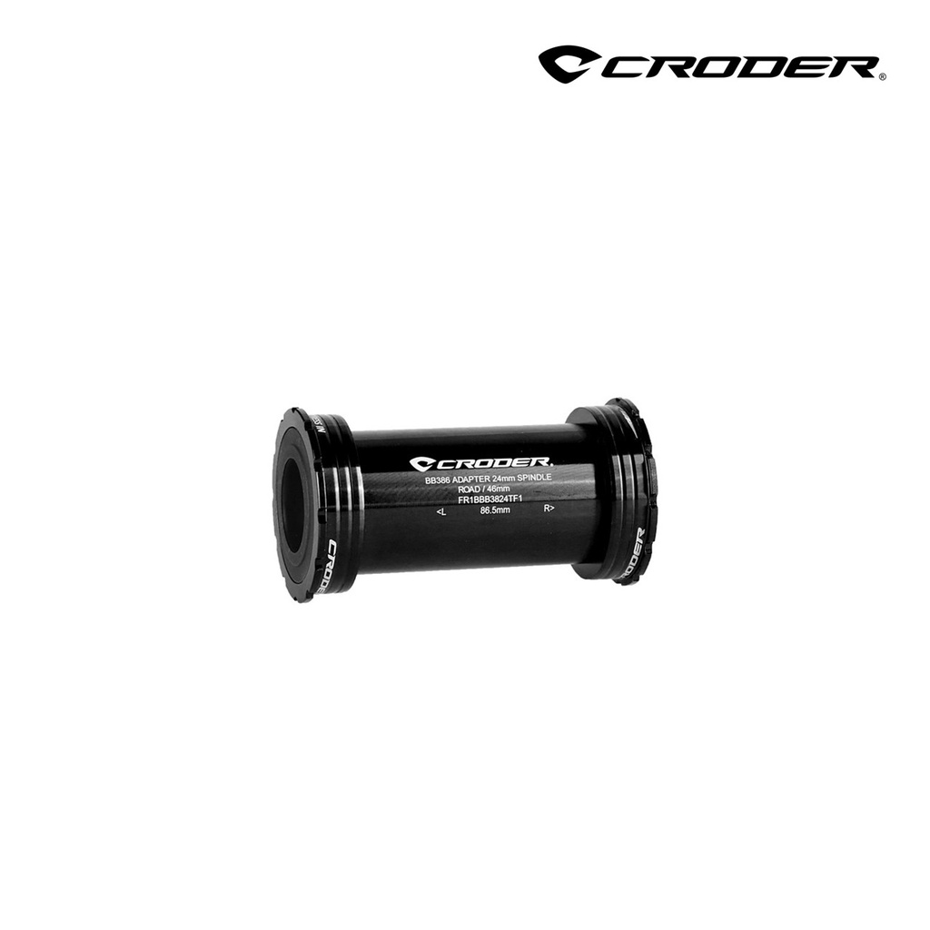 【CRODER】  Tube-Lock BB386轉24mm軸心 專利對鎖式中軸B.B. 公路車/一年保固/階層導角設計