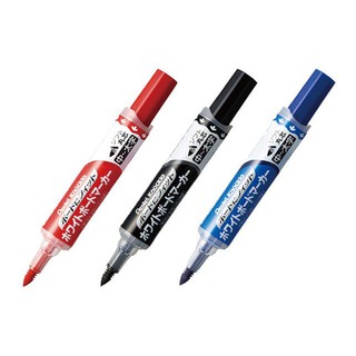 PENTEL飛龍 彈力後壓式白板筆(粗) EMWL5BF(三色可選擇)~採用彈力筆頭設計.書寫字體表現力佳