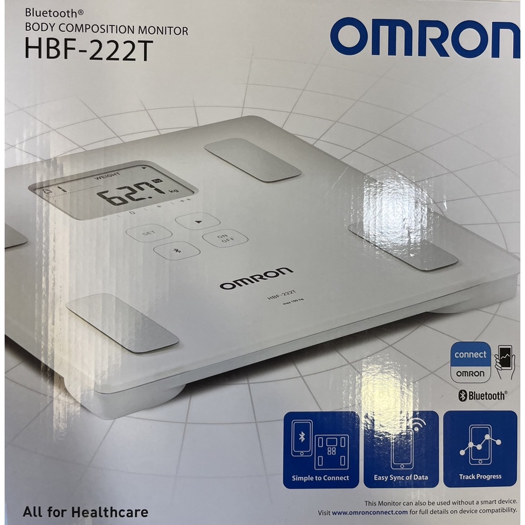 OMRON 歐姆龍 HBF-222T 藍牙體重體脂計