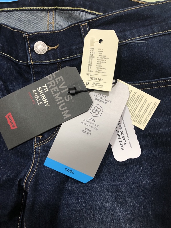 levi's premium 711 skinny