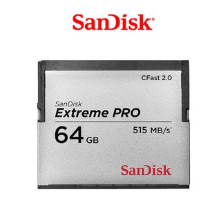 Sandisk Extreme PRO 【eYeCam】CFAST 2.0 64G CF 515M 4K 記憶卡