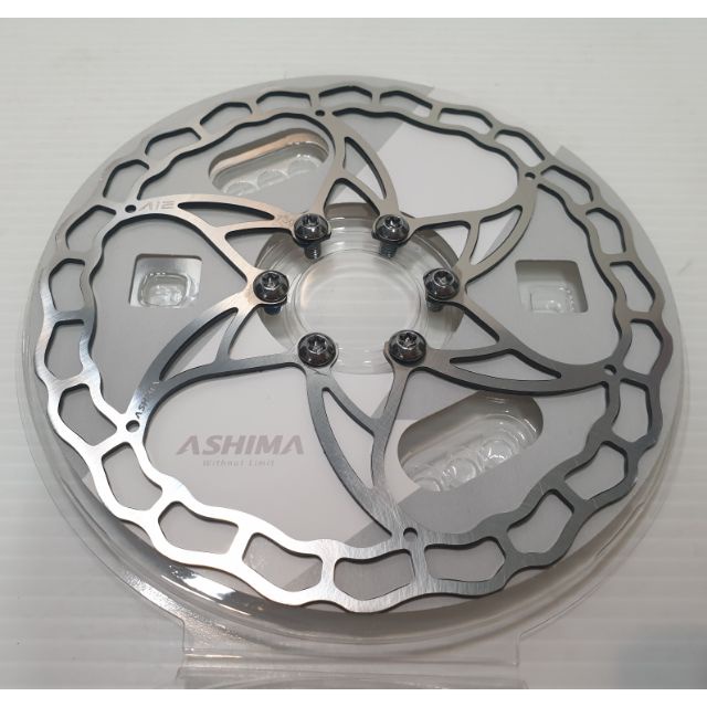 (自裝價) ASHIMA Ai2 國際6孔碟盤 最輕碟盤 140mm / 160mm 可選 附螺絲 SUS410不銹鋼