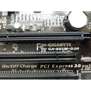 二手 技嘉 GIGABYTE GA-B85M-D3H 主機板 附擋板 保1個月
