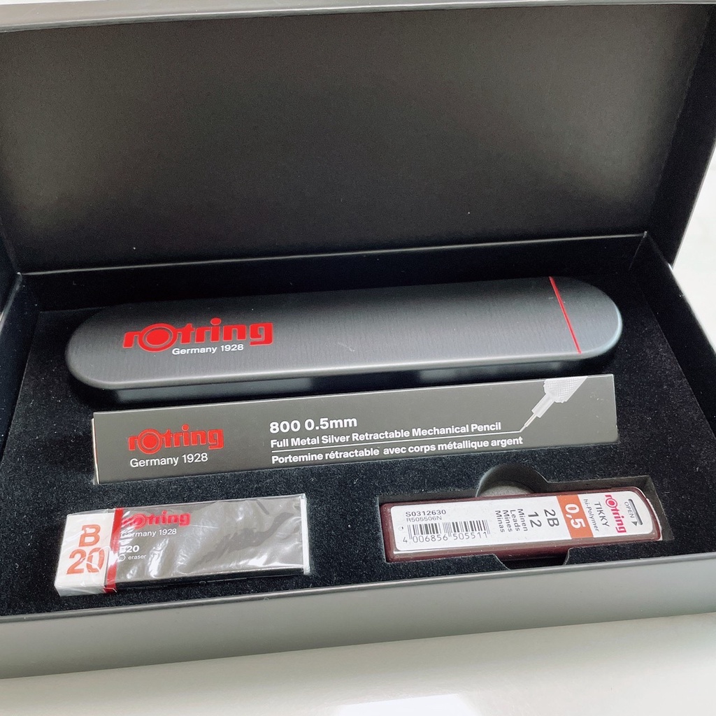 【全新】德國Rotring 800系列0.5mm自動鉛筆、工程筆 禮盒組