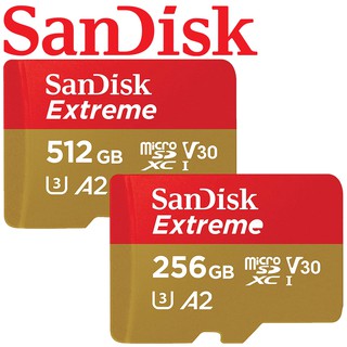 190MB/s 公司貨 SanDisk 512G 256GB Extreme microSDXC TF 記憶卡 256G