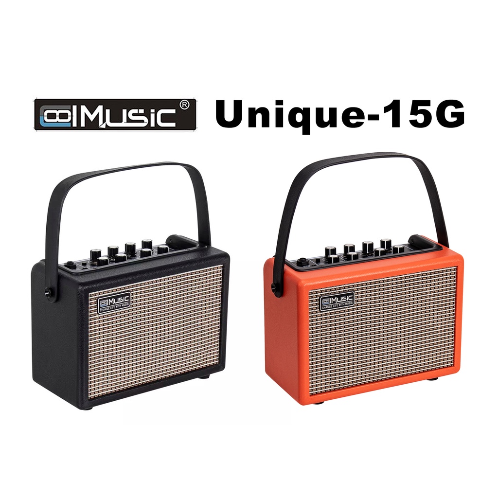 【爵士樂器】Coolmusic Unique-15G 充電式 吉他音箱 攜帶型音箱 電吉他 木吉他 麥克風