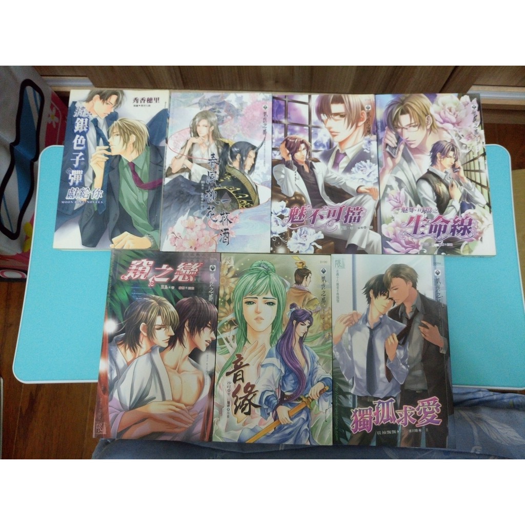 曉敏的二手書賣場 出租店小說 將銀色子彈獻給你 春風桃花一杯酒 魅不可擋 魅不可擋之生命線 窺之戀 音緣 孤獨求愛