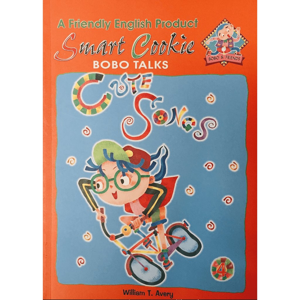 Bobo Smart Cookie Book 4 Cute Songs (Bobo talks)教師手冊 幼兒美語 教材
