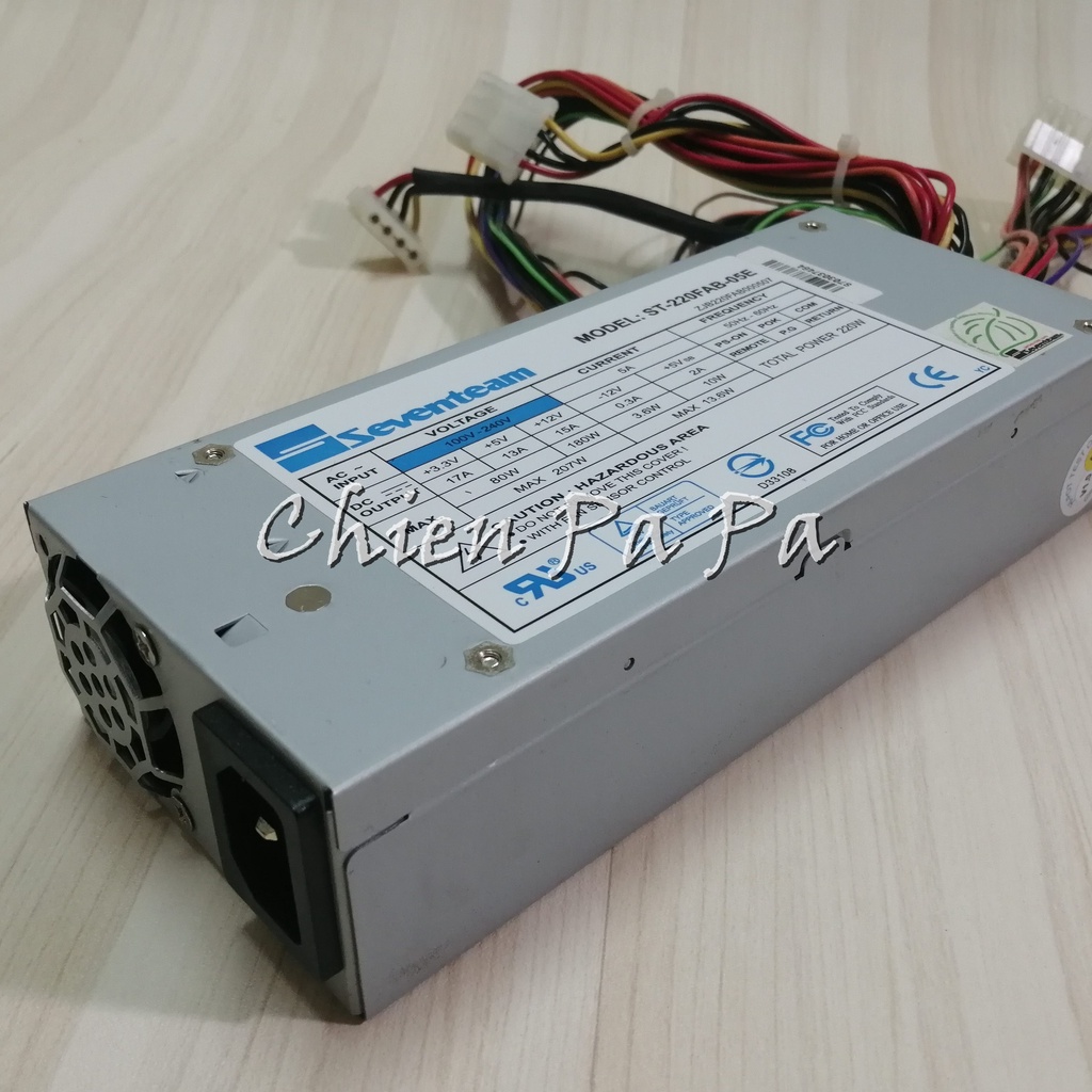 CHIEN SEVENTEAM 七盟 220W 防火牆 伺服器 1U 電源供應器 POWER ST-220FAB-05E