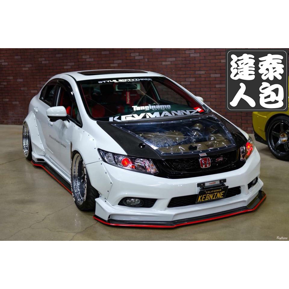 『泰包達人』Honda Civic 喜美 9 代 K14 FB 美規 SI 透明 引擎蓋 卡夢 引擎蓋 Carbon