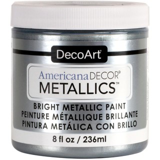 DecoArt 銀色 Silver 236 ml Metallics 金屬壓克力顏料 - ADMTL13