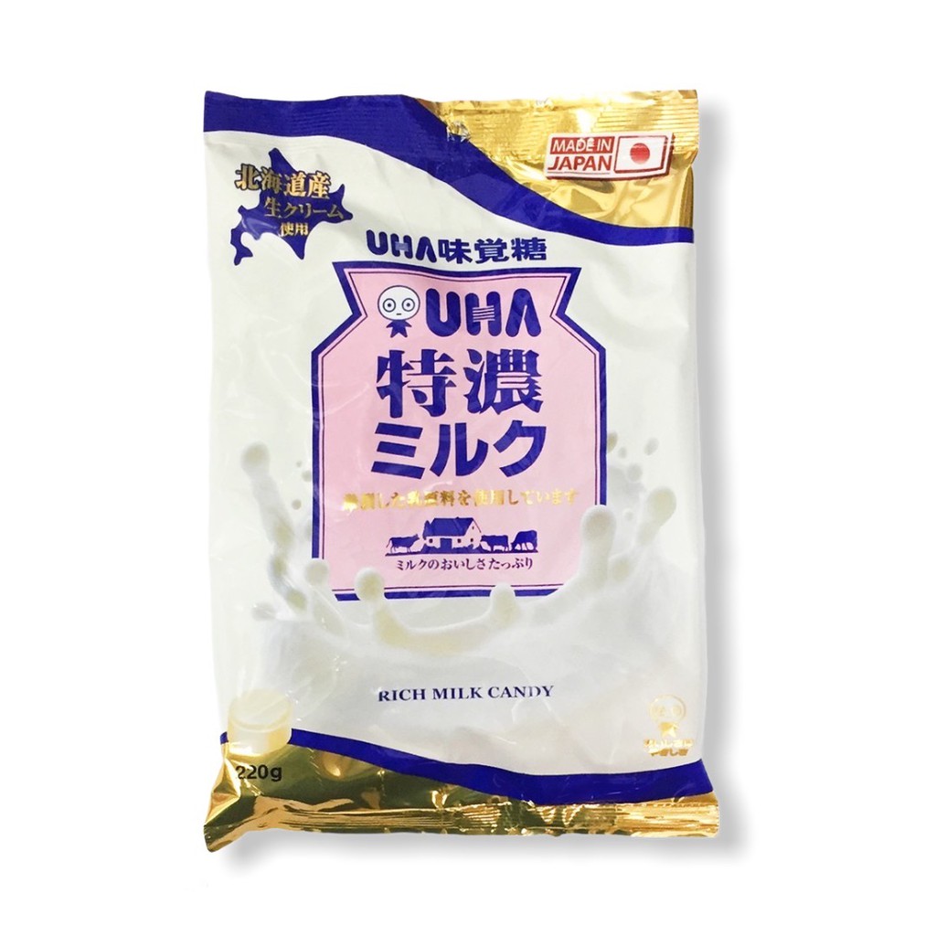 UHA味覺糖 北海道特濃大袋牛奶糖 220g
