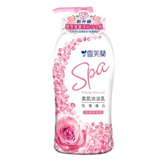 雪芙蘭-美肌SPA沐浴乳【玫瑰嫩白】 1000ml / 補充700ml