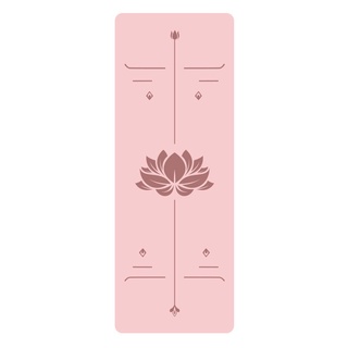 現貨 白蓮花語版1 68cm Pu 天然橡膠專業瑜珈墊乾濕防滑瞬間吸水瑜伽墊透氣柔軟減震抗撕裂運動地墊 蝦皮購物