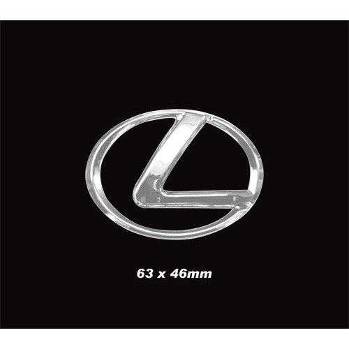 《※金螃蟹※》Lexus 凌志 L 標誌 logo 63*46mm