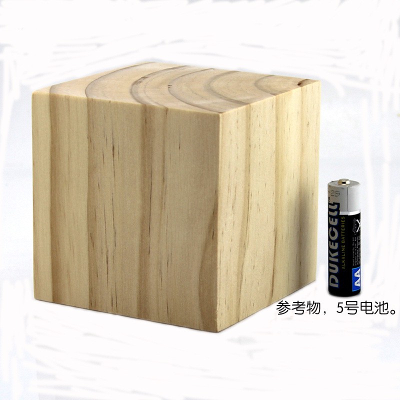 *一號王國* 滿220出貨松木塊 天然小木頭 正方形9cm厘米 diy模型材料 木工手工木片板材