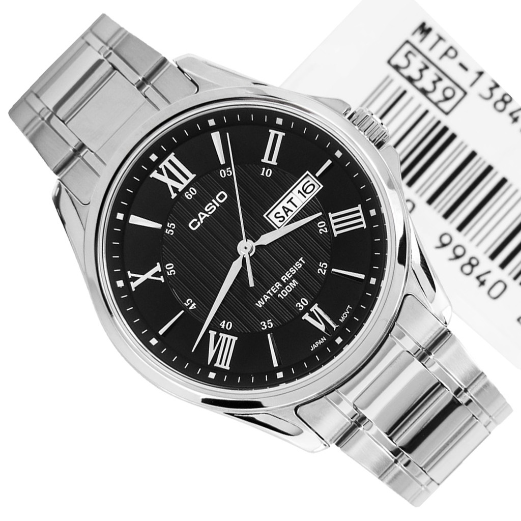 【KAPZZ】CASIO 型男時尚腕錶 MTP-1384D-1A