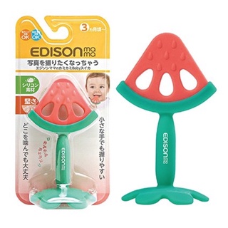 固齒器 潔牙器/日本 KJC Edison 嬰幼兒 趣味 水果造型 (3個月以上) 西瓜