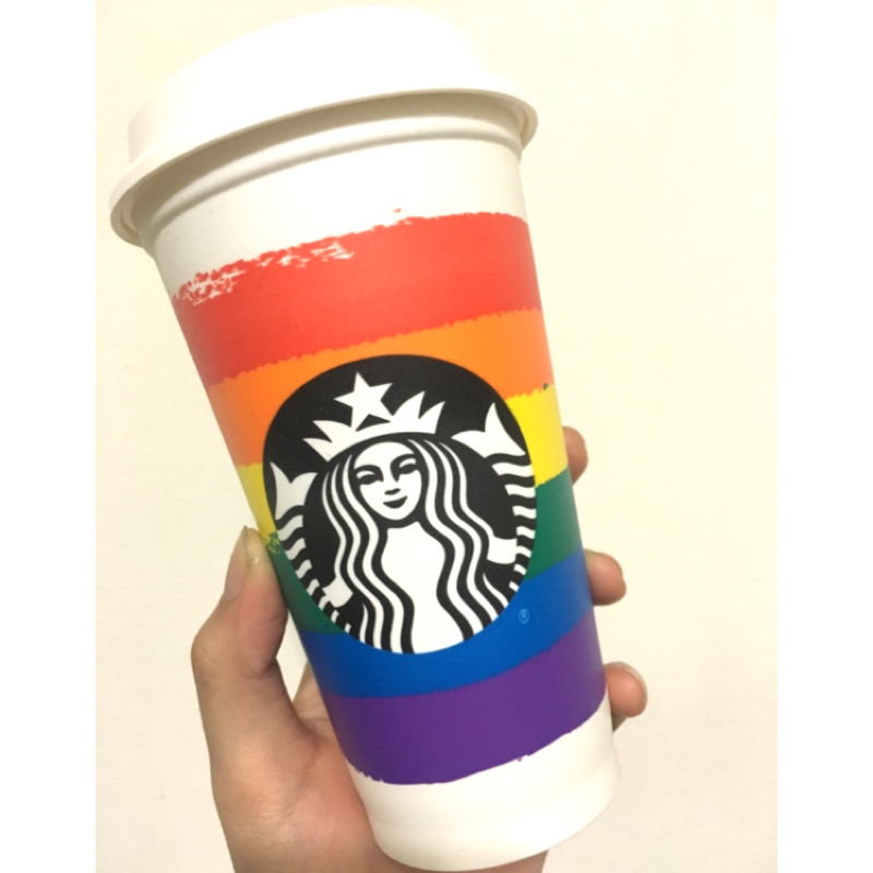 Starbucks星巴克 沐夏Kermit 彩虹杯 隨行杯