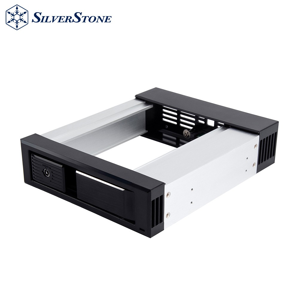 SilverStone 銀欣 熱插拔無托盤設計5.25吋至3.5吋SAS SATA硬碟抽取盒SST-FS301 廠商直送
