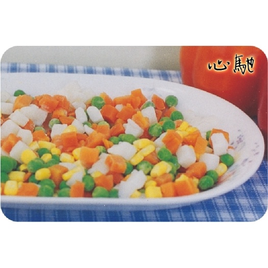 心馳食品 - 三色混合蔬菜 / 1000g / 冷凍調理肉排 / 冷凍調理水產 / 冷凍海鮮 / 冷凍蔬菜 / 冷凍食品