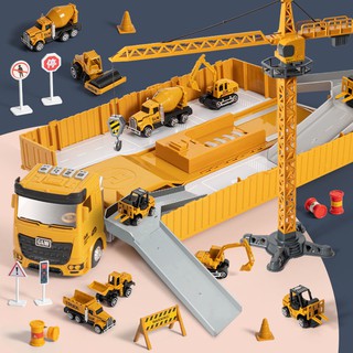 🌸🌸台灣現貨免運喔🌸🌸兒童玩具 工程車 合金大卡車軌道車玩具挖掘機玩具挖土機吊車 玩具車