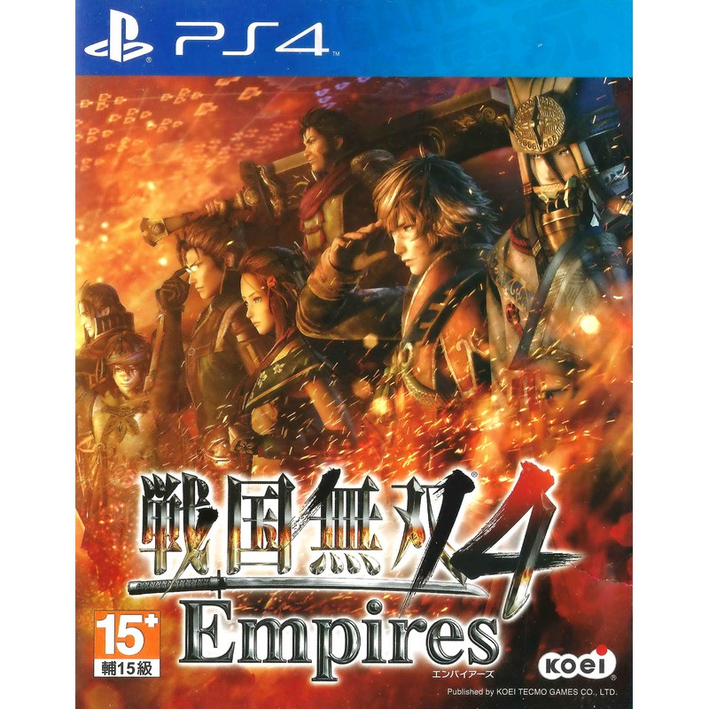 二手遊戲 Ps4 戰國無雙4 帝國帝王傳samurai Warriors 4 Empires 日文版台中恐龍電玩 蝦皮購物