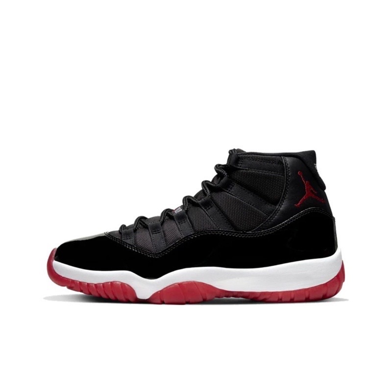 Nike Air Jordan 11 黑紅 大魔王 AJ11 高筒 女鞋 (二手US7)