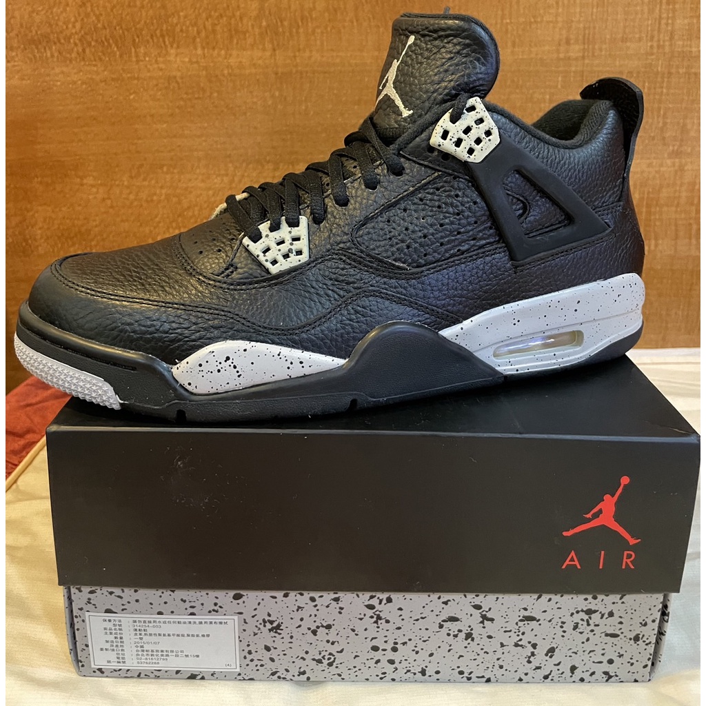 【二手極新】Air Jordan 4 Retro Oreo US11