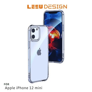 LEEU DESIGN Apple iPhone 12 mini (5.4吋) 傲熊冰封 氣囊鋼化玻璃殼