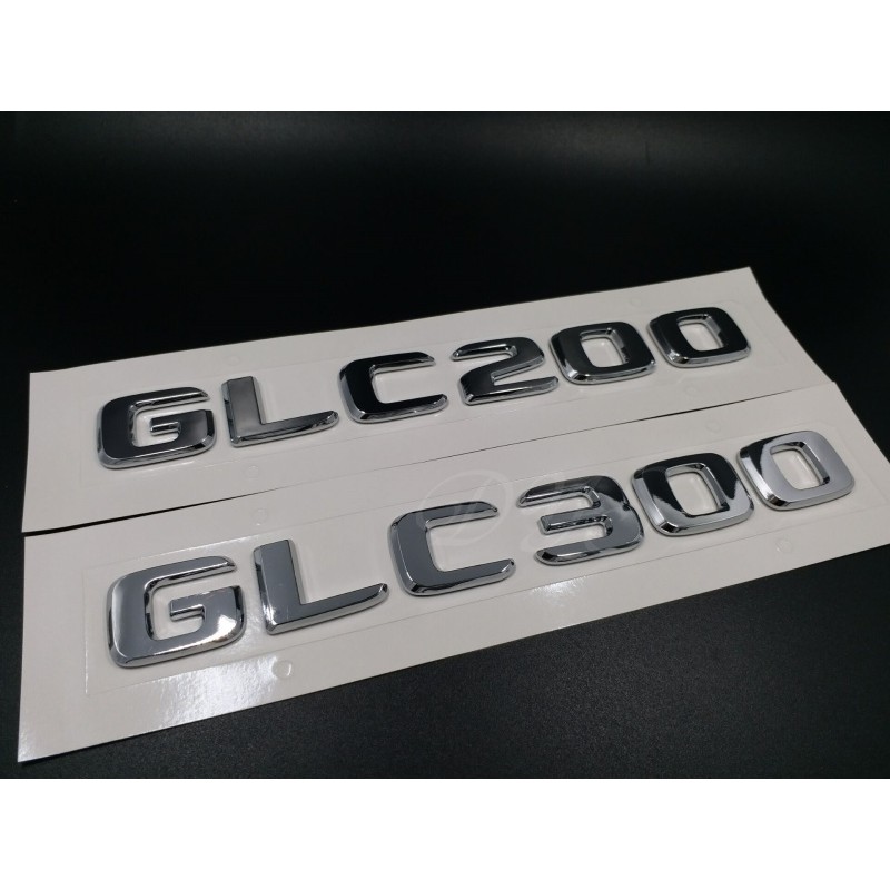 17款新賓士Benz 標字母數字排量貼標GLC級GLC200 GLC300 4MATIC改裝尾標