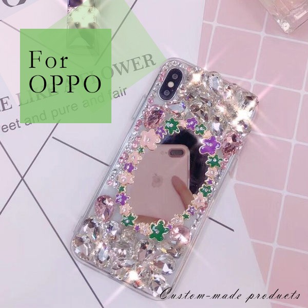 OPPO R15 Pro A73 A75s A75 R11s Plus R11 R9s A57 手機殼 水晶花鏡水鑽殼