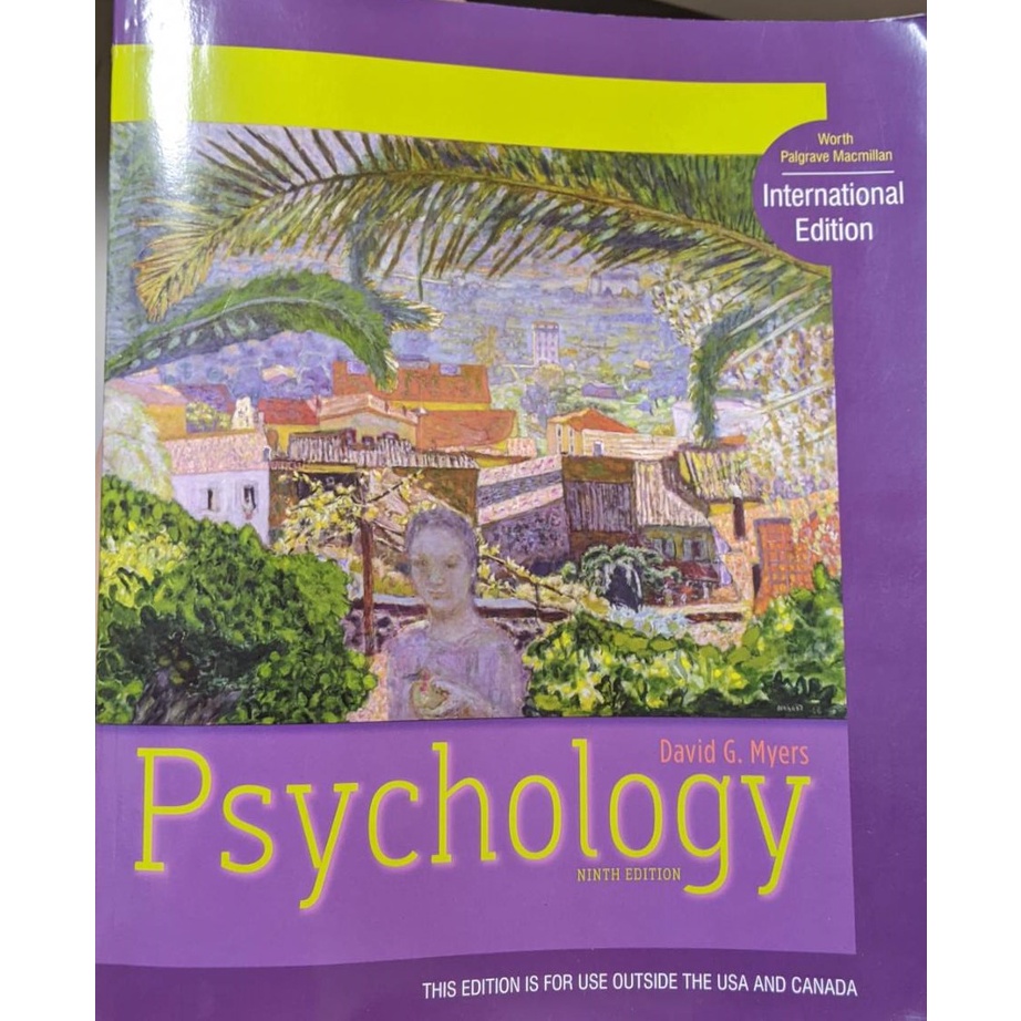 Psychology(Ninth Edition)