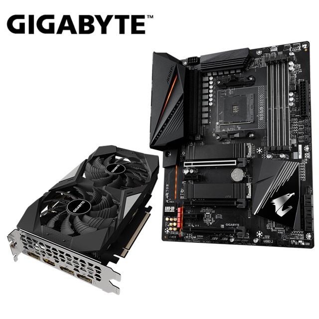 GIGABYTE 板卡組合 GTX 1660 SUPER OC 6G + B550 AORUS PRO AC 廠商直送