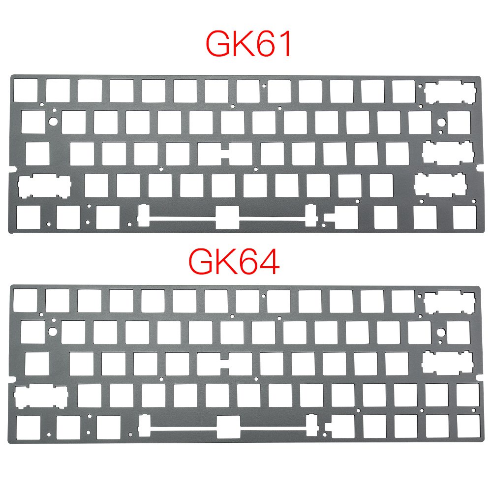 【鍵盤定位板】DIY 客製化機械鍵盤定位板GK61 GK64 GH60 CNC陽極氧化鋁合金定位