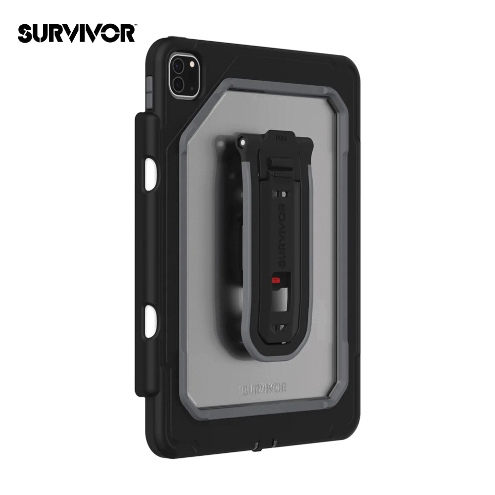 Griffin iPad Pro 11" 2022 Survivor Endurance三層防護軍規保護背蓋-黑色