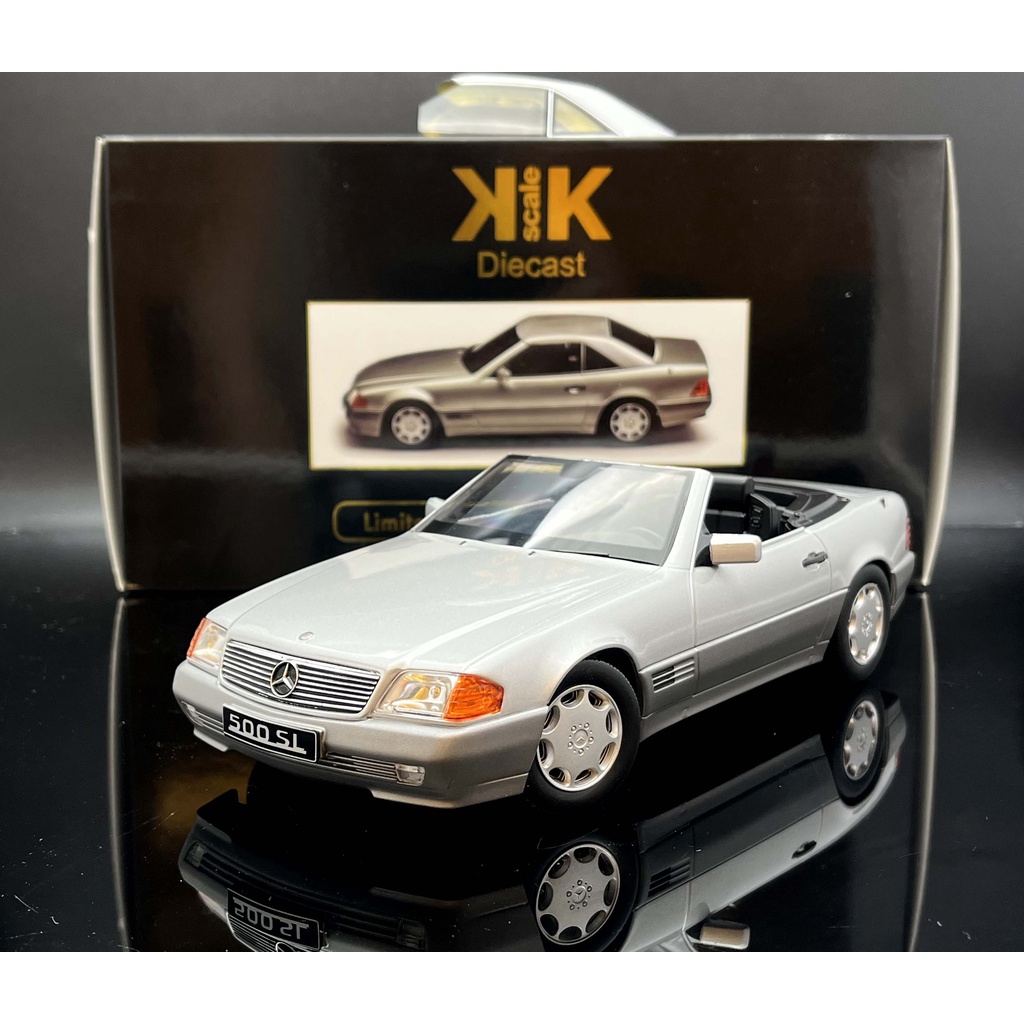 KK scale 1/18 Mercedes-Benz 500 SL (R129) 銀 MASH