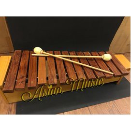 亞洲樂器 箱型木琴 13音（約24吋）、附棒、音箱型桌上木琴、奧福、節奏樂器、幼兒音樂