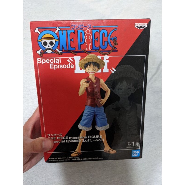 航海王 One Piece 海賊王 魯夫 Special Episode 白證 公仔 景品