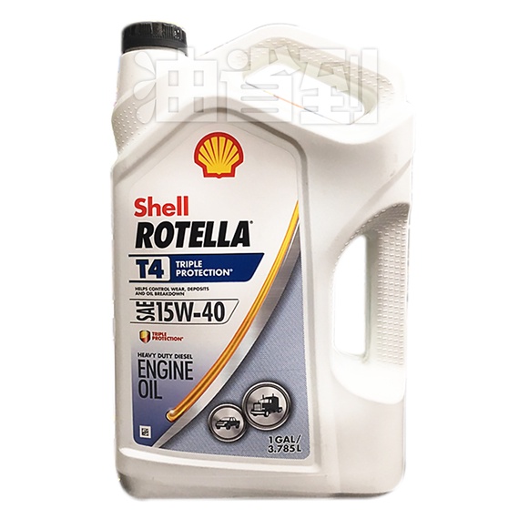 『油省到』(附發票可刷卡) Shell 殼牌  ROTELLA T4 Engine Oil 15W40 合成機油