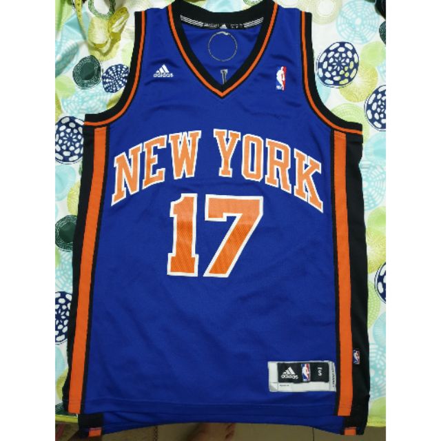 ADIDAS NBA 
紐約尼克隊 明星球員Lin林書豪#17 藍色球衣 