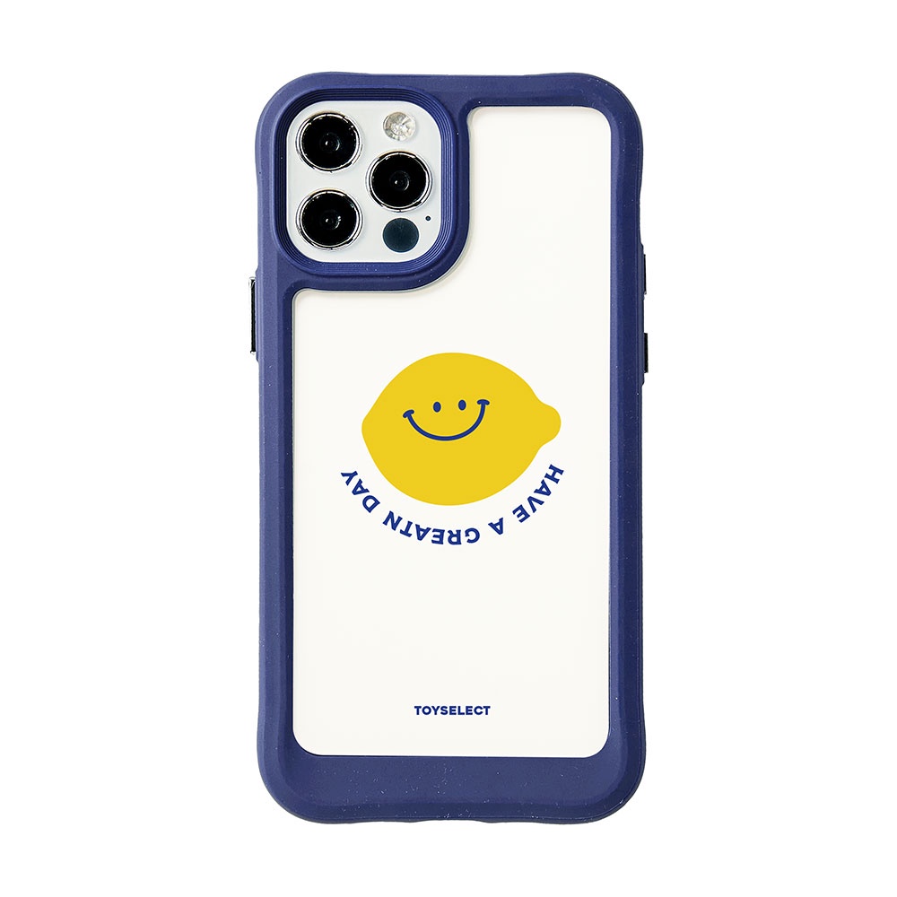 【TOYSELECT】Smile微笑夏日檸檬系列X-SUP防摔iPhone手機殼-微笑檸檬