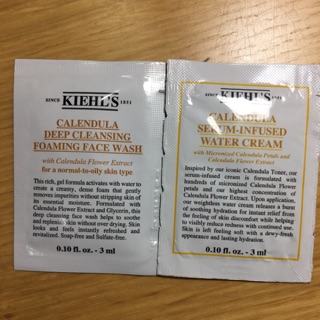 KIEHL'S契爾氏金盞花植物精華潔面泡泡凝露 金盞花精萃修護水凝凍膜 蜂蜜紅參亮採活膚霜 冰河保濕機能水超導全能修護露