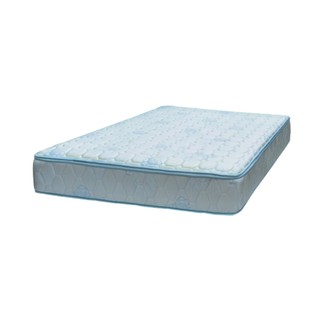 E-xin【中部免運】878-7 聖羅蘭獨立筒床墊 乳膠2.5公分床墊 水藍色緹花布 床墊 床鋪 床組 乳膠 寢具