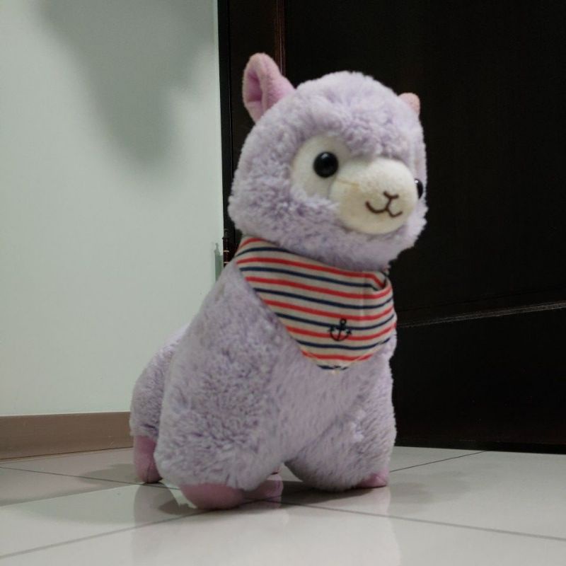 羊駝（草泥馬）娃娃 淡紫色