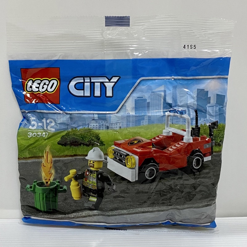 LEGO樂高消防車人員救火積木玩偶玩具人偶黏土人公仔