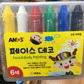 正韓🇰🇷 韓國AMOS無毒水蠟筆🖍️