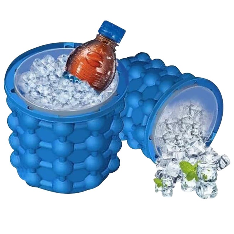 BANG 矽膠冰桶 夏日解暑神器 家用冰盒 製冰塊模具 戶外冷凍冰製作 冰桶【HK02】