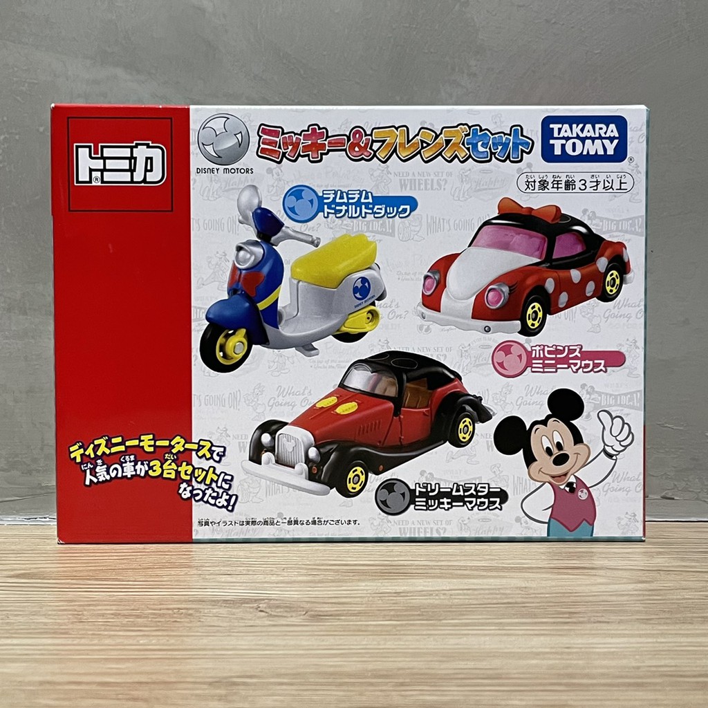 (bear)日本正版現貨 Tomica 多美 米奇 米妮 唐老鴨 摩托車 金龜車 機車 老爺車 禮盒