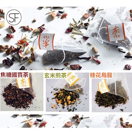【東爵】焦糖國寶茶/玄米煎茶/桂花烏龍/黃金油切綠茶三角立體茶包12入/袋